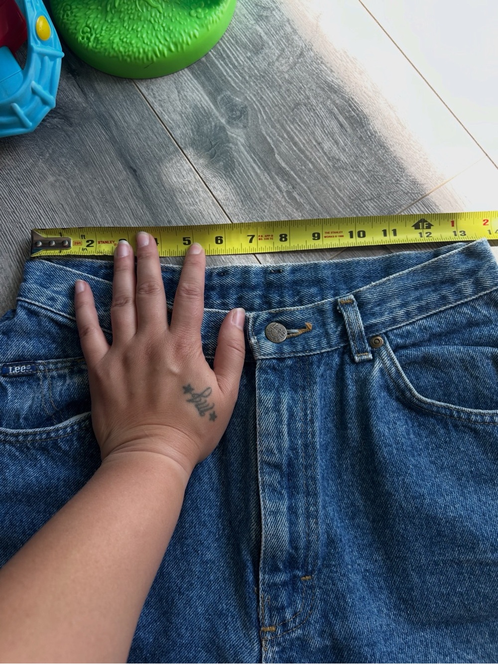 Lee Rider’s Vintage Blue Denim Jeans - Picture 4 of 10
